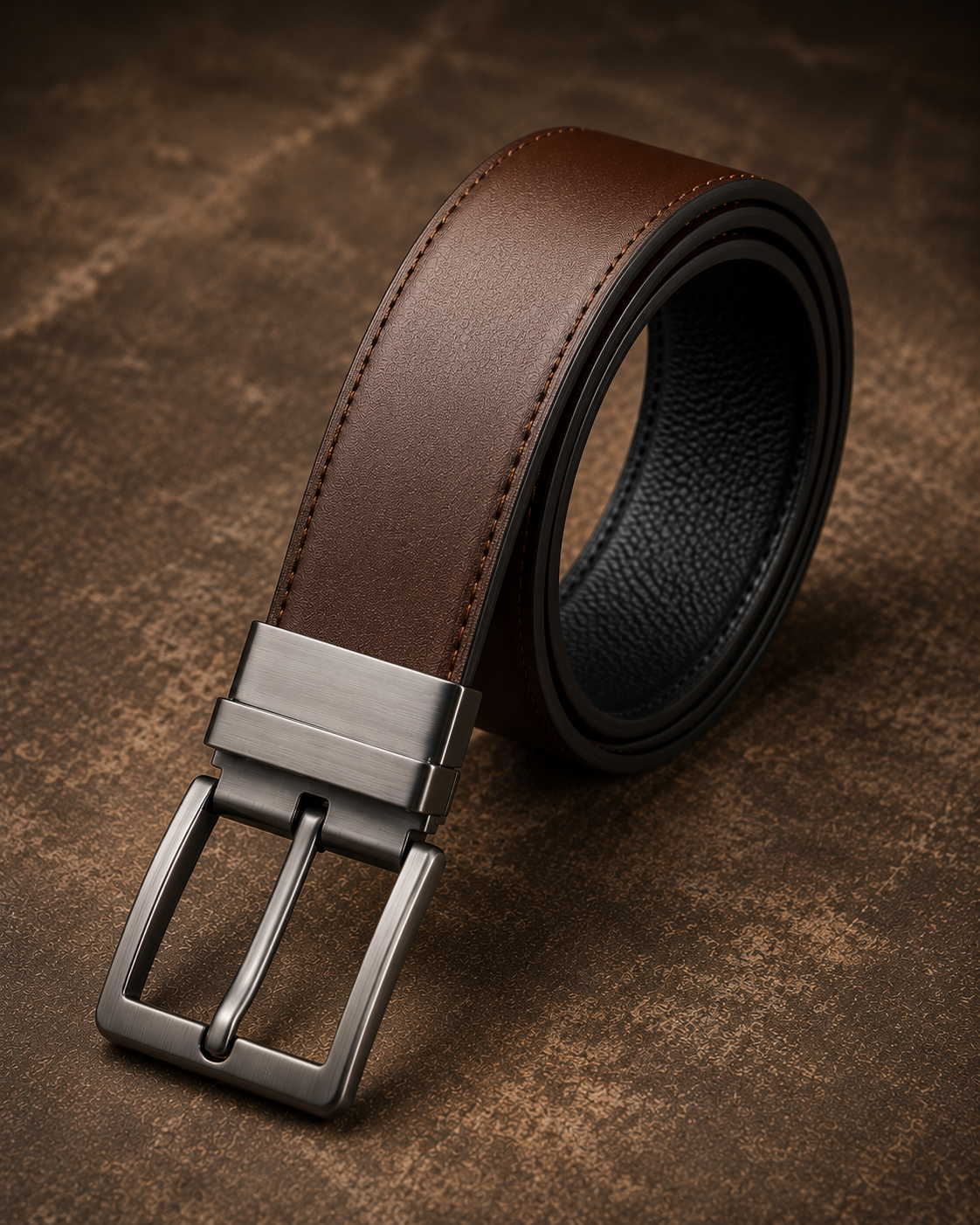 Silver Service Leather™ SSL 2-in-1 Reversible Belt
