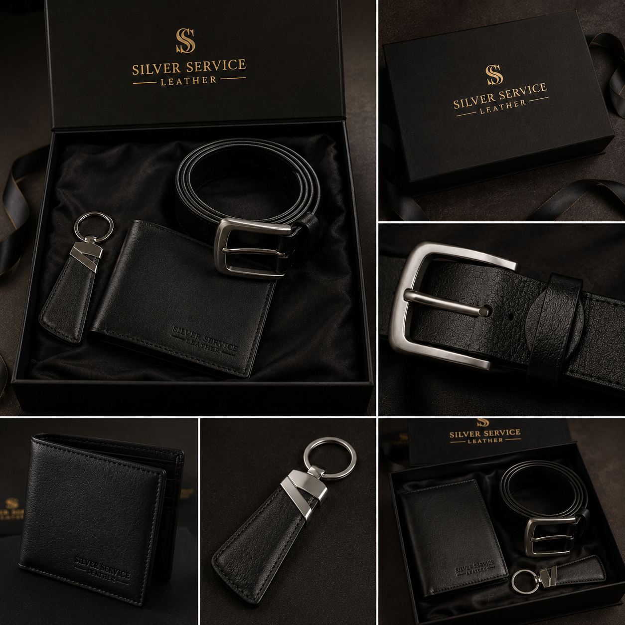 Silver Service Leather™ SSL 3-in-1 Leather Belt Wallet