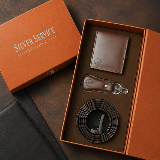 Silver Service Leather™ SSL 3-in-1 Leather Belt Wallet