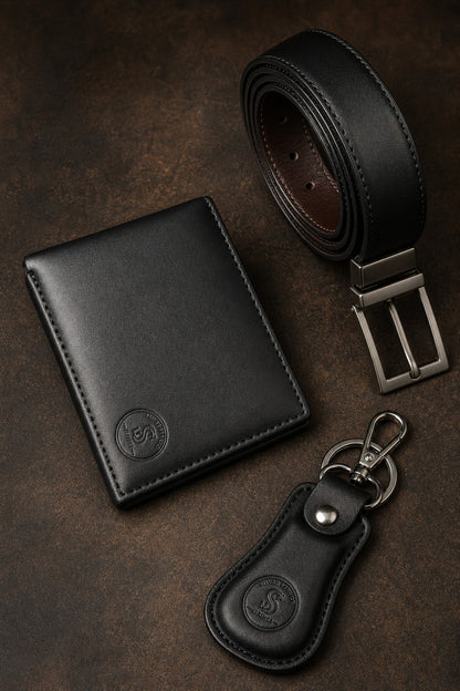 Silver Service Leather™ SSL 3-in-1 Leather Belt Wallet