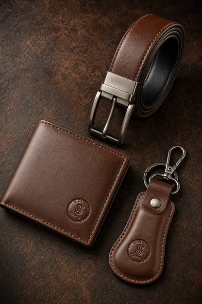 Silver Service Leather™ SSL 3-in-1 Leather Belt Wallet