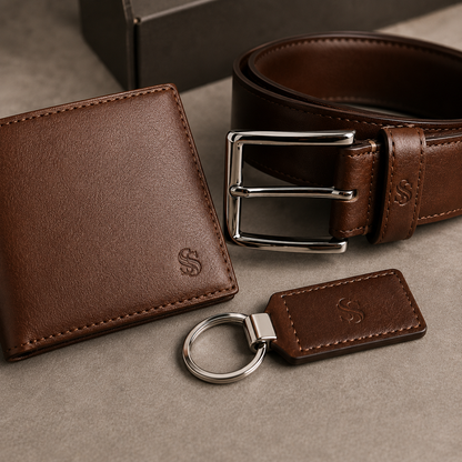 Silver Service Leather™ SSL 3-in-1 Leather Belt Wallet