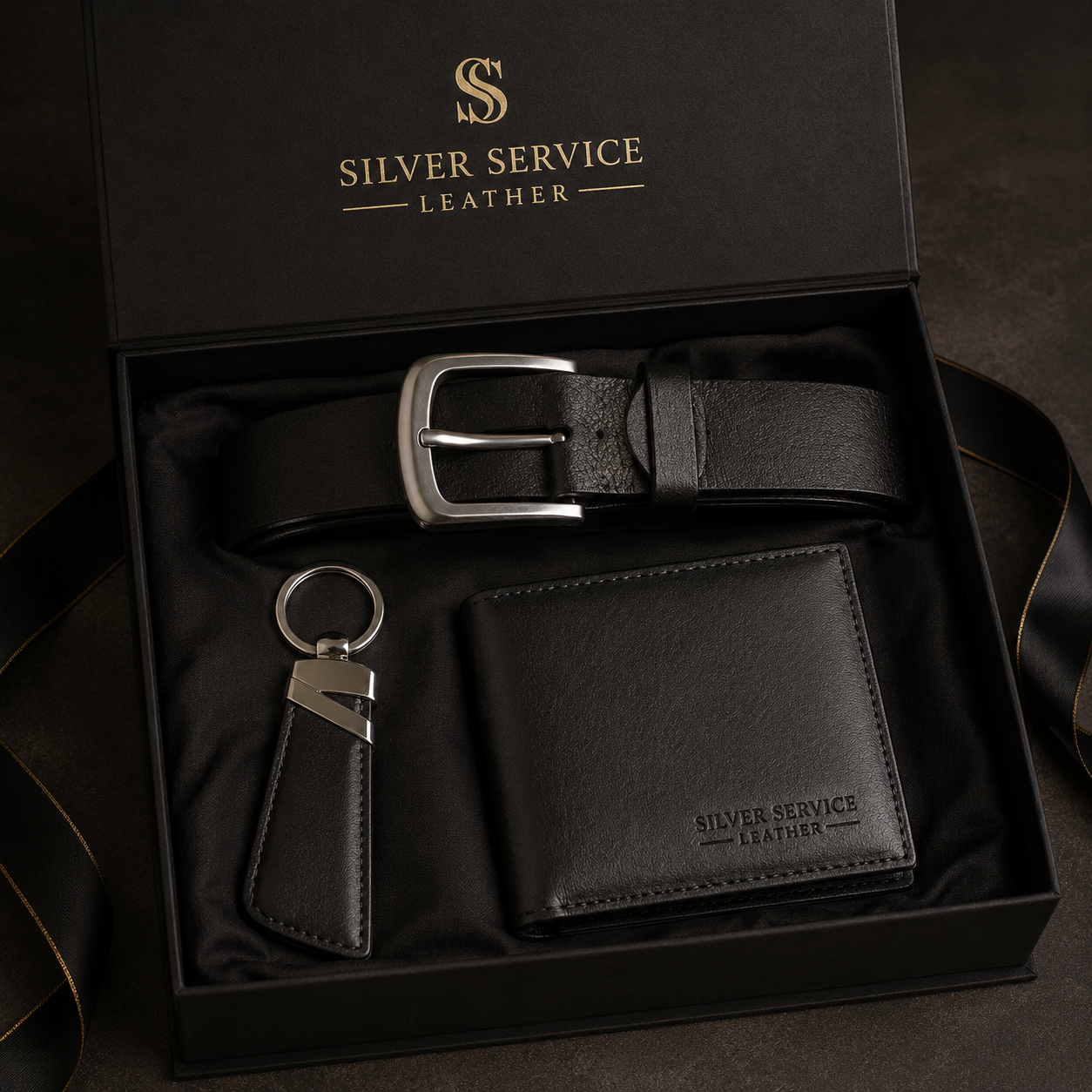 Silver Service Leather™ SSL 3-in-1 Leather Belt Wallet