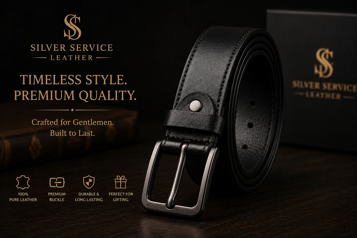 Silver Service Leather™ SSL Premium Belt