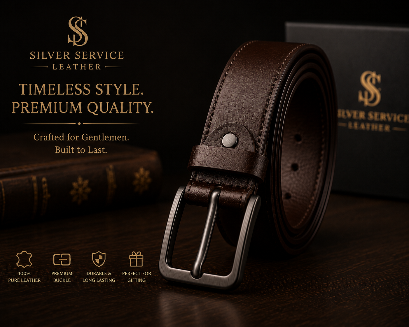 Silver Service Leather™ SSL Premium Belt