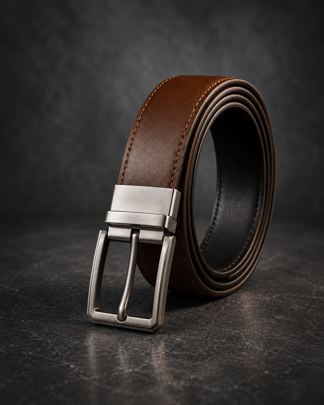 Silver Service Leather™ SSL 2-in-1 Reversible Belt